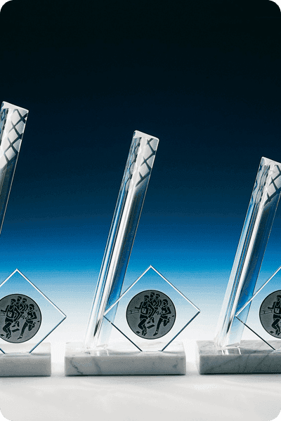 Trofeo in vetro -  GLA0213