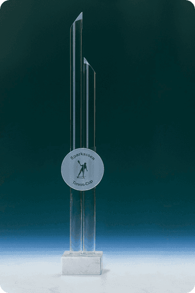 Trofeo in vetro -  GLA0219
