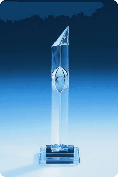 Trofeo in vetro -  GLA0226