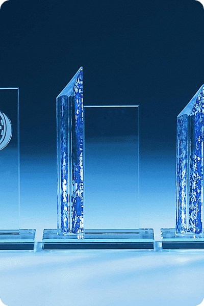 Trofeo in vetro -  GLA0230