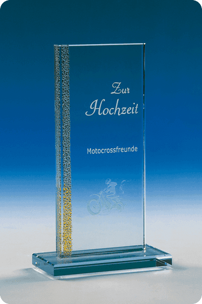 Trofeo in vetro -  GLA0238