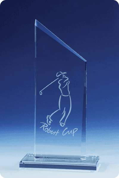 Trofeo in vetro -  GLA0241