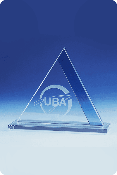 Trofeo in vetro -  GLA0242