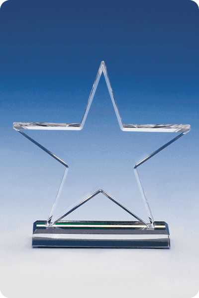 Trofeo in vetro -  GLA0257