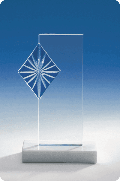 Trofeo in vetro -  GLA0267