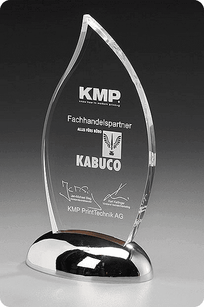 Trofeo in vetro -  GLA0968