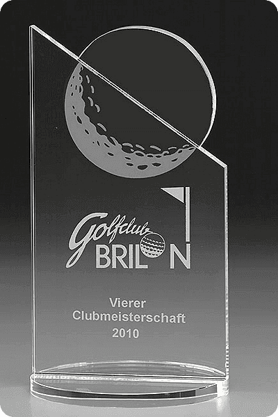 Trofeo in vetro -  GLA1012