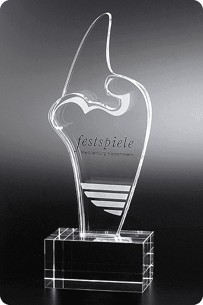 Trofeo in vetro -  GLA1015