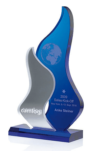 Trofeo in vetro -  GLA1027
