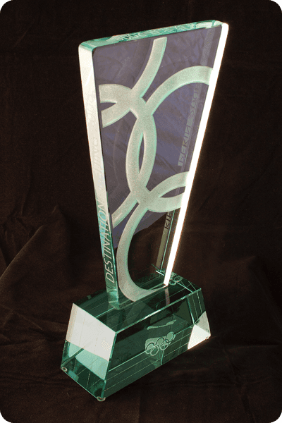 Trofeo in vetro -  GLA0121