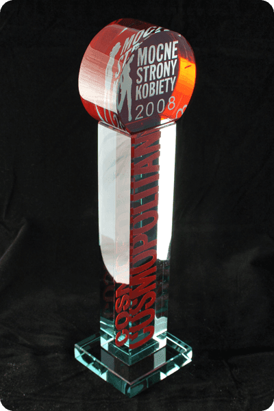 Trofeo in vetro -  GLA0132
