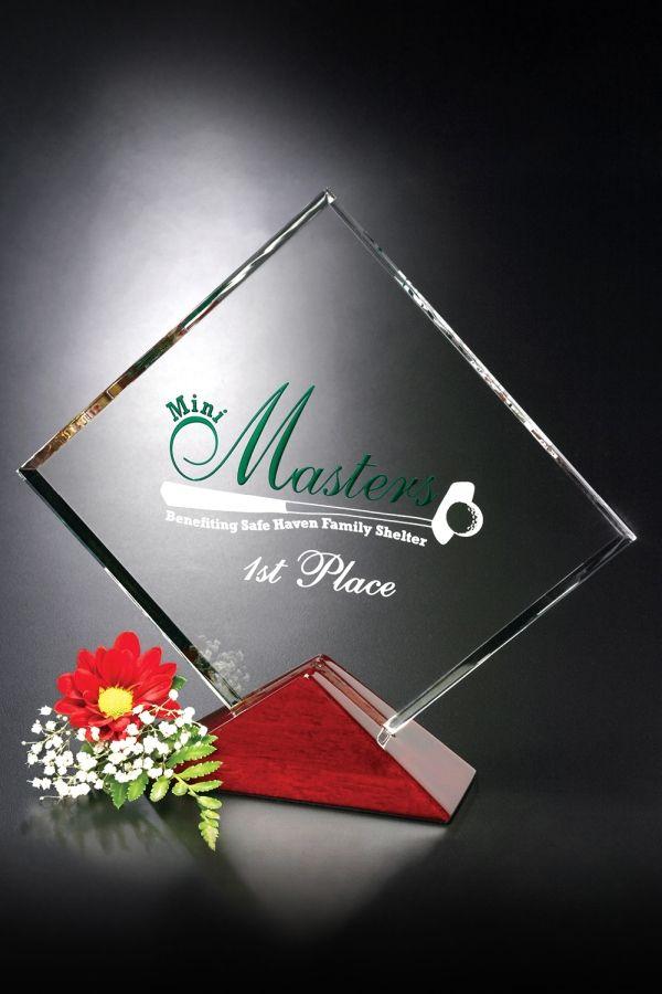 Trofeo in vetro -  GLA2246