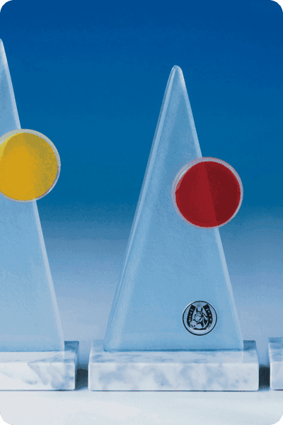 Trofeo in vetro -  GLA0273