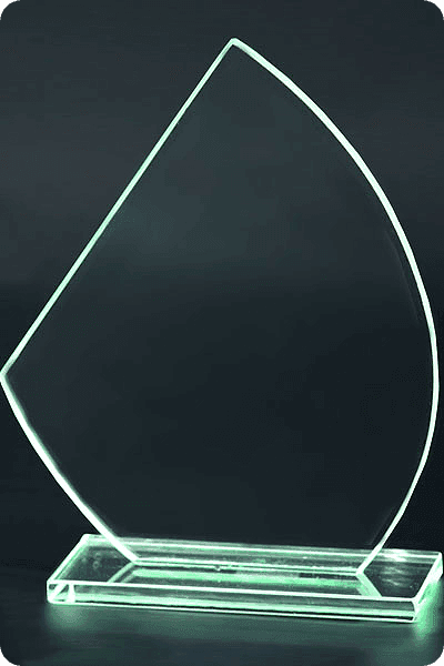 Trofeo in vetro -  GLA0036